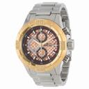 Invicta Pro Diver Chronograph Rose Textured Dial Stainless Steel Men's Watch 12372