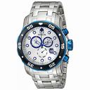 Invicta Pro Diver Chronograph Silver Dial Stainless Steel Men's Watch 80043