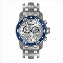 Invicta Pro Diver Chronograph Silver Dial Stainless Steel Men's Watch 80058