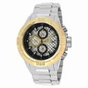 Invicta Pro Diver Chronograph Silver Textured Dial Stainless Steel Men's Watch 12370