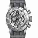 Invicta Pro Diver Chronograph Silver-tone Dial Grey Polyurethane Band Men's Watch 14027