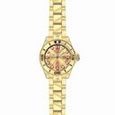 Invicta Pro Diver Gold Dial Gold-plated Ladies Watch 19821