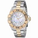 Invicta Pro Diver Mother of Pearl Dial Two-tone Men's Watch 17694