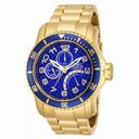 Invicta Pro Diver Multi-Function Blue Dial Gold Ion-plated Men's Watch 15342