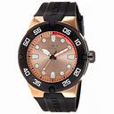 Invicta Pro Diver Rose Dial Black Polyurethane Men's Watch 18025