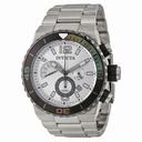 Invicta Pro Diver Silver Dial Stainless Steel Quartz Men's Chrono Watch 12999