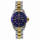Invicta Pro Diver Swiss Quartz Blue Bezel Ladies Watch 0468