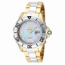 Invicta Pro Diver White Mother of Pearl Dial Two-tone Men's Watch 16035