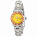 Invicta Pro Diver Yellow Dial Stainless Steel Ladies Watch 14097