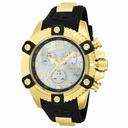 Invicta Reserve Arsenal Chronograph Mother of Pearl Dial Black Polyurethane Men's Watch 80360