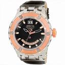 Invicta Reserve Black Dial Rose Gold-Tone Men's Watch 10096