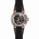 Invicta Reserve Chronograph Black Mother of Pearl Dial Black Polyurethane Men's Watch 18340