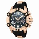 Invicta Reserve Chronograph Black Mother of Pearl Dial Black Polyurethane Men's Watch 80366