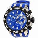 Invicta Reserve  Chronograph  Blue Dial Blue Rubber Men's Watch 0906