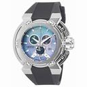 Invicta Reserve Chronograph Mother of Pearl Dial Black Polyurethane Men's Watch 18724