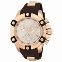 Invicta Reserve Chronograph Rose Dial Black Polyurethane Men's Watch 80364