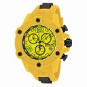 Invicta Reserve Chronograph Yellow Dial Yellow Polyurethane Men's Watch 17294