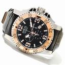 Invicta Reserve Excursion Swiss Chronograph Black Dial Black Leather Men's Watch 10899