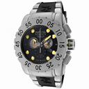 Invicta Reserve Leviathan Chronograph Stainless Steel Black Polyurethane Band Men's Watch 0799
