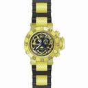 Invicta Reserve Subaqua Gold Skeletion Dial Black Polyurethane Men's Watch 18526