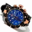 Invicta Reserve Venom II Chronograph Blue Dial Black Polyurethane Men's Watch 1525