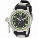 Invicta Russian Chronograph Diver Multi-Function Black And Green Dial Polyurethane Men's Watch 1798