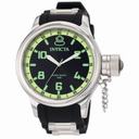 Invicta Russian Diver Black Dial Black Polyurethane Men's Watch 1433