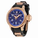 Invicta Russian Diver Blue Dial Black Polyurethane  Men's Watch 17949