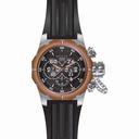 Invicta Russian Diver Chronograph Black Dial Black Silicone Men's Watch 21631