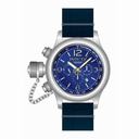 Invicta Russian Diver Chronograph Blue Dial Blue Leather Men's Watch 18575