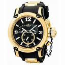 Invicta Russian Diver Retro Chronograph Black Dial Black Polyurethane Men's Watch 5670