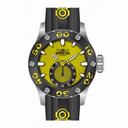 Invicta Russian Diver Yellow Dial Black PVD Men's Watch 12705