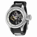 Invicta Russion Diver Black Skeleton Dial Black Polyurethane Men's Watch 17263