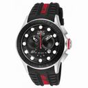 Invicta S1 Rally Chronograph Black Dial Black Polyurethane Men's Watch 10837