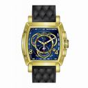 Invicta S1 Rally Chronograph Blue Dial Black Dial Black Leather Men's Watch 15795