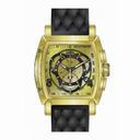 Invicta S1 Rally Chronograph Gold Dial Black Dial Black Leather Men's Watch 15794