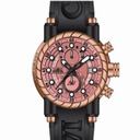 Invicta S1 Rally Chronograph Pink Dial Black Polyurethane Band Men's Watch 14188