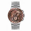 Invicta S1 Rally Chronograph Rose Dial Stainless Steel Mesn Watch 15448