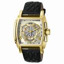 Invicta S1 Rally Chronograph Silver Dial Black Leather Men's Watch 5662