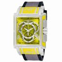 Invicta S1 Rally Chronograph Yellow Dial Gray-tone Polyurethane Strap Men's Watch 11686