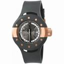 Invicta S1 Rally Grey Dial Rose Gold-Tone Stainless Steel and Rubber Men's Watch 11979