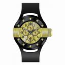Invicta S1 Rally Multi-Function Gold Dial Black Rubber Men's Watch 17391