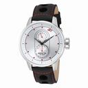 Invicta S1 Rally Silver Dial Black Leather Men's Watch 16019