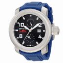 Invicta Sea Hunter Black Dial Polyrethane Quartz Men's Chrono Watch 1985