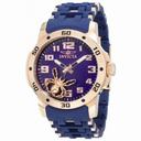 Invicta Sea Spider Blue Dial Blue Rubber Men's Watch 10299
