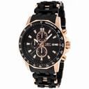 Invicta Sea Spider Chronograph Black Dial Black Rubber Men's Watch 1932
