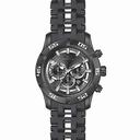 Invicta Sea Spider Chronograph Grey Dial Grey Polyurethane Men's Watch 21820