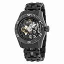 Invicta Sea Spider Mechanical Skeleton Dial Black Polyurethane Men's Watch 1263