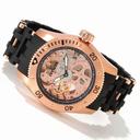 Invicta Sea Spider Mechanical Skeleton Dial Black Polyurethane Men's Watch 1259