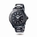 Invicta Signature Black Dial Black Ionic Stainless Steel Men's Watch 7114